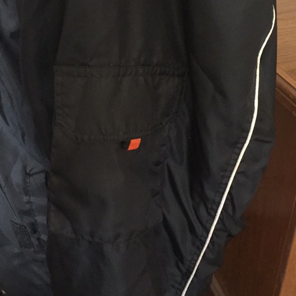 FIGO ULTRA WARM MEN’S REVERSIBLE JACKET FLEECE SIDE BLACK HOODED Made in Russia - Picture 11 of 17